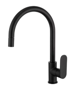 Mondella 35mm Matt Black Affiniti Pull Out Sink Mixer