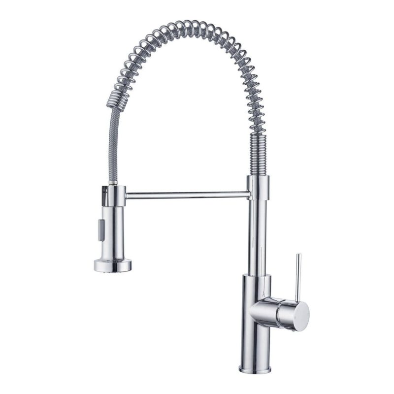 Mondella 35mm Chrome Resonance Dual Function Coil Pull Down Sink Mixer - Chrome