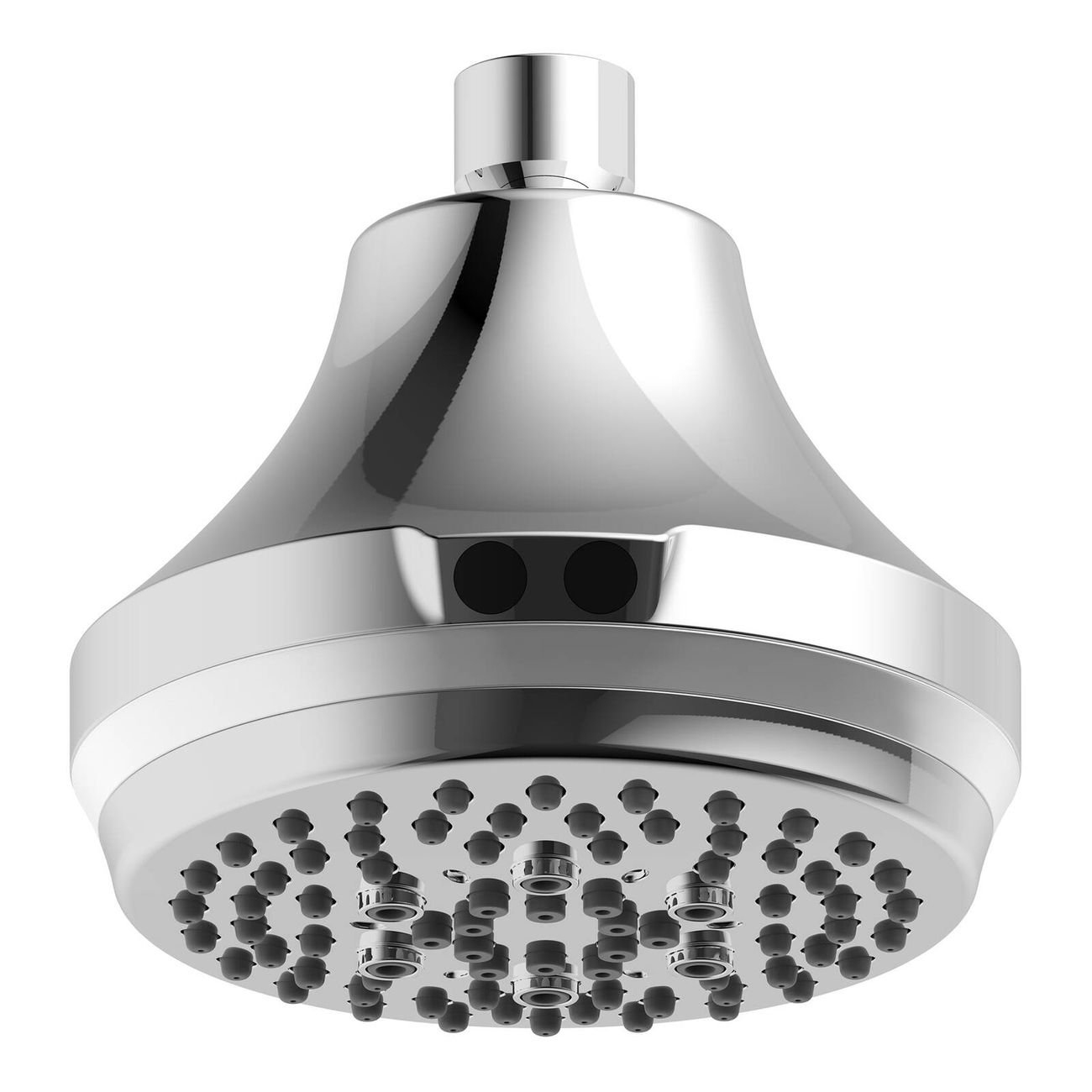 Estilo Chrome Water Powered 4 Function LED Sensor Rain Shower