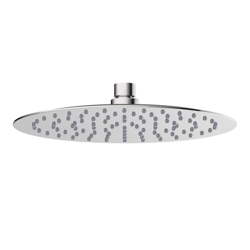 Mondella 250mm Polished Stainless Steel Resonance Round Shower Head - Chrome