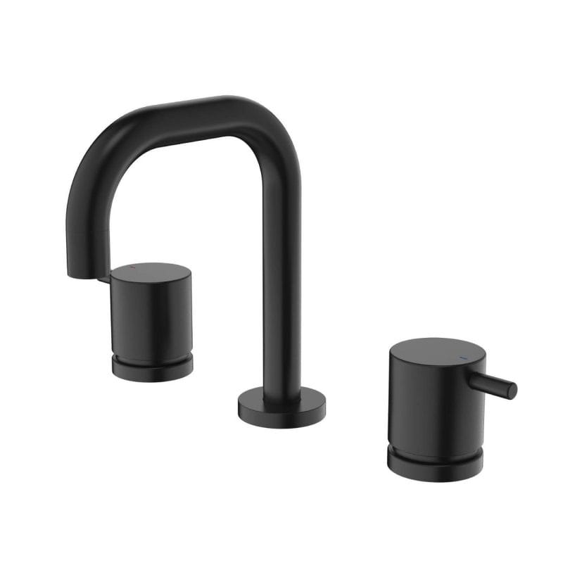 Caroma Black Lead Free Luna Lever Basin Set