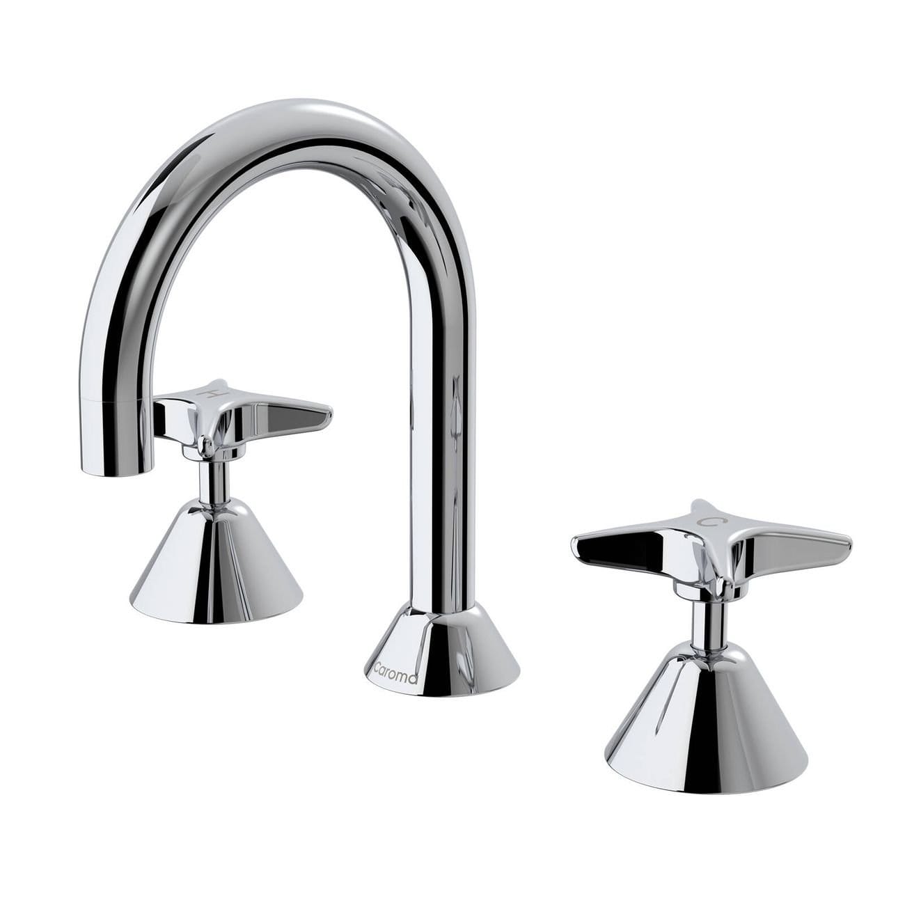 Caroma Chrome Lead Free Elegance II Basin Set