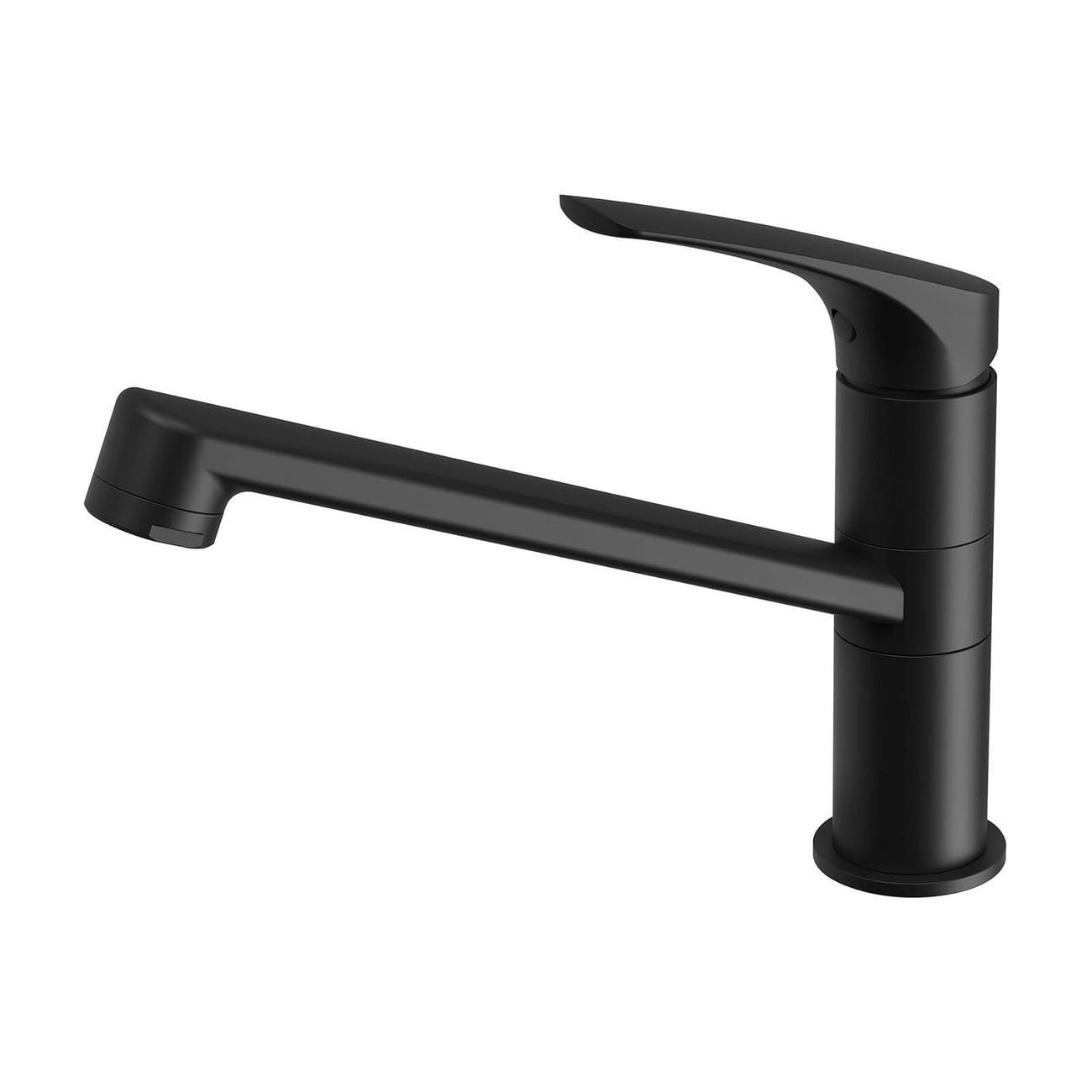 Mondella Matte Black Lead Free Overture Swivel Sink Mixer