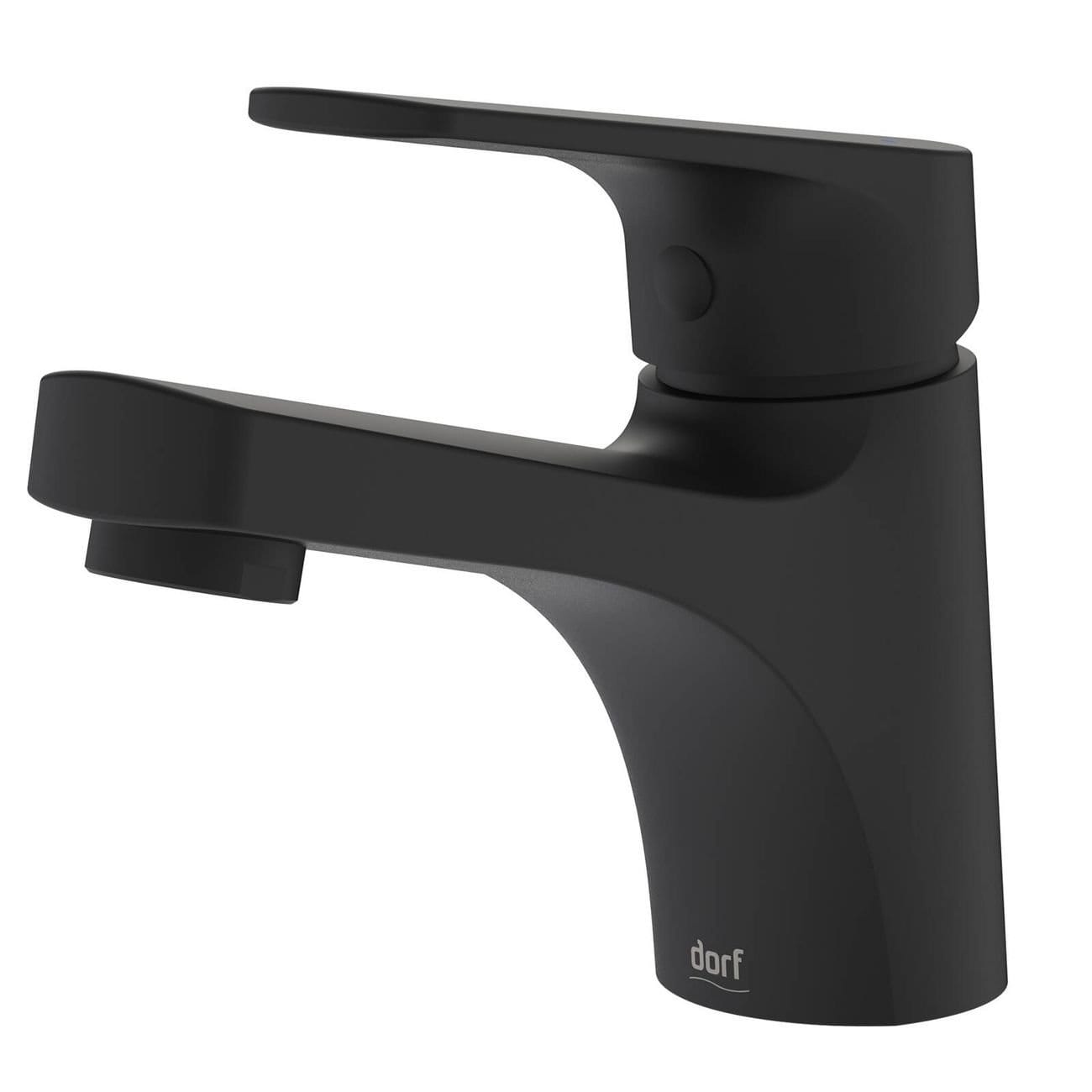 Dorf Black Matte Lead Free Kip Basin Mixer