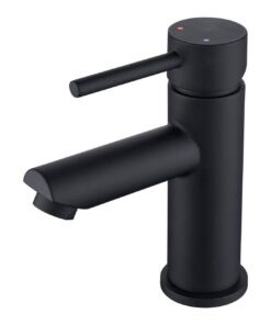 Estilo 35mm Matte Black Pin Lever Basin Mixer