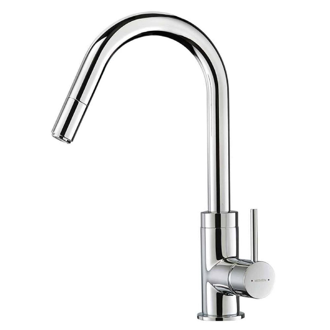 Methven Chrome Culinary Gaston Pull Out Sink Mixer Rated, - Lead Free