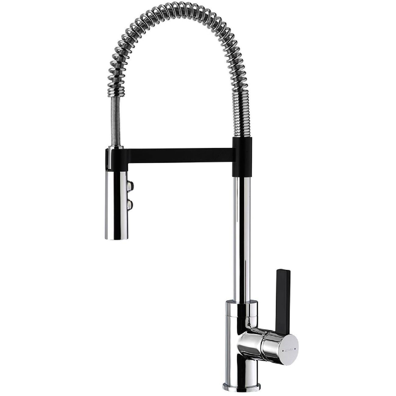 Methven Chrome Black Lead Free Pull Down Culinary Gaston Sink Mixer