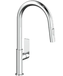 Mondella Chrome Rococo Pull Down Sink Mixer