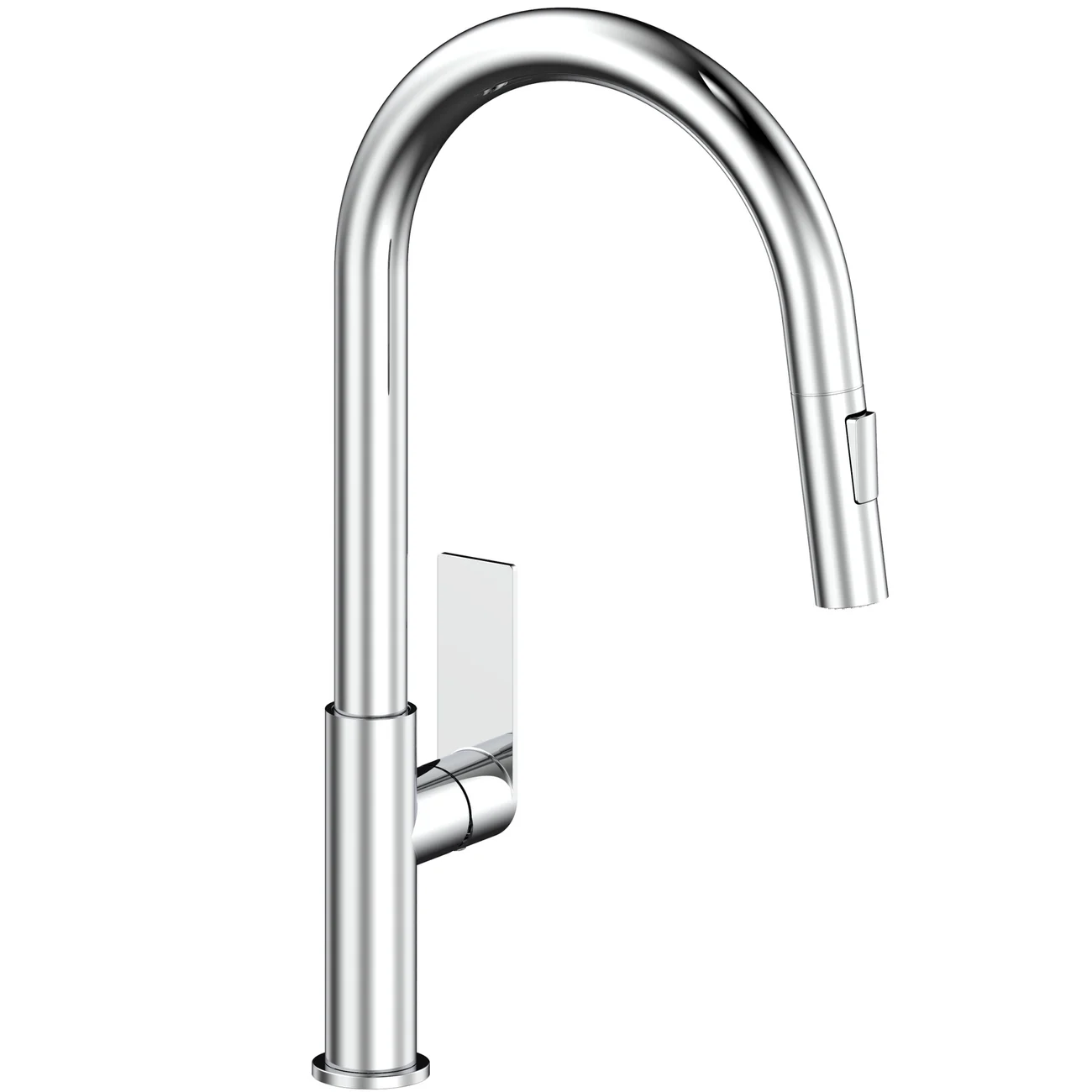 Mondella Chrome Rococo Pull Down Sink Mixer