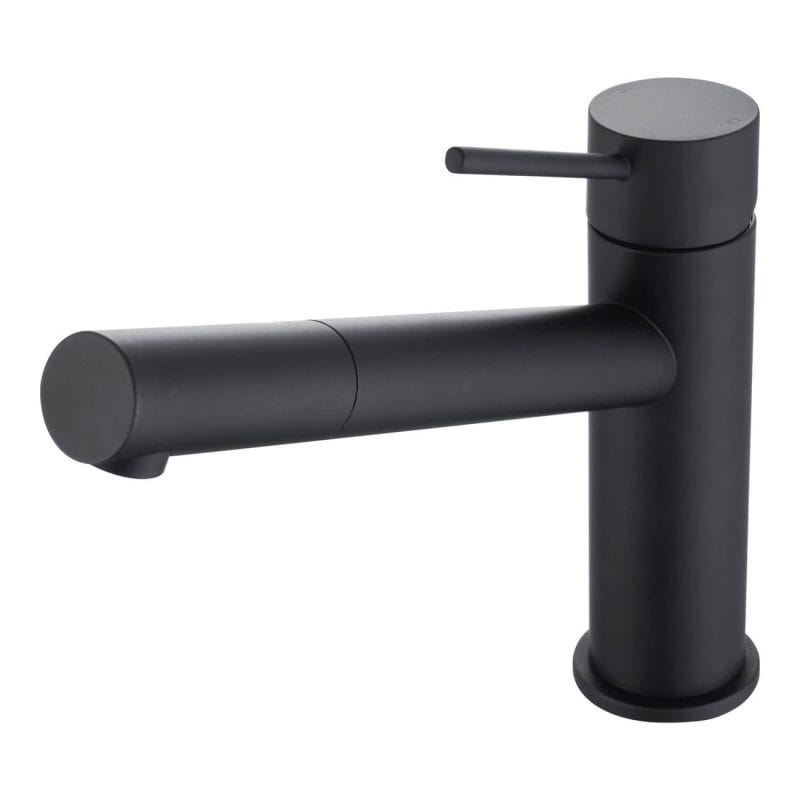 Mondella 35mm Matte Black Resonance Pin Lever Sink Mixer