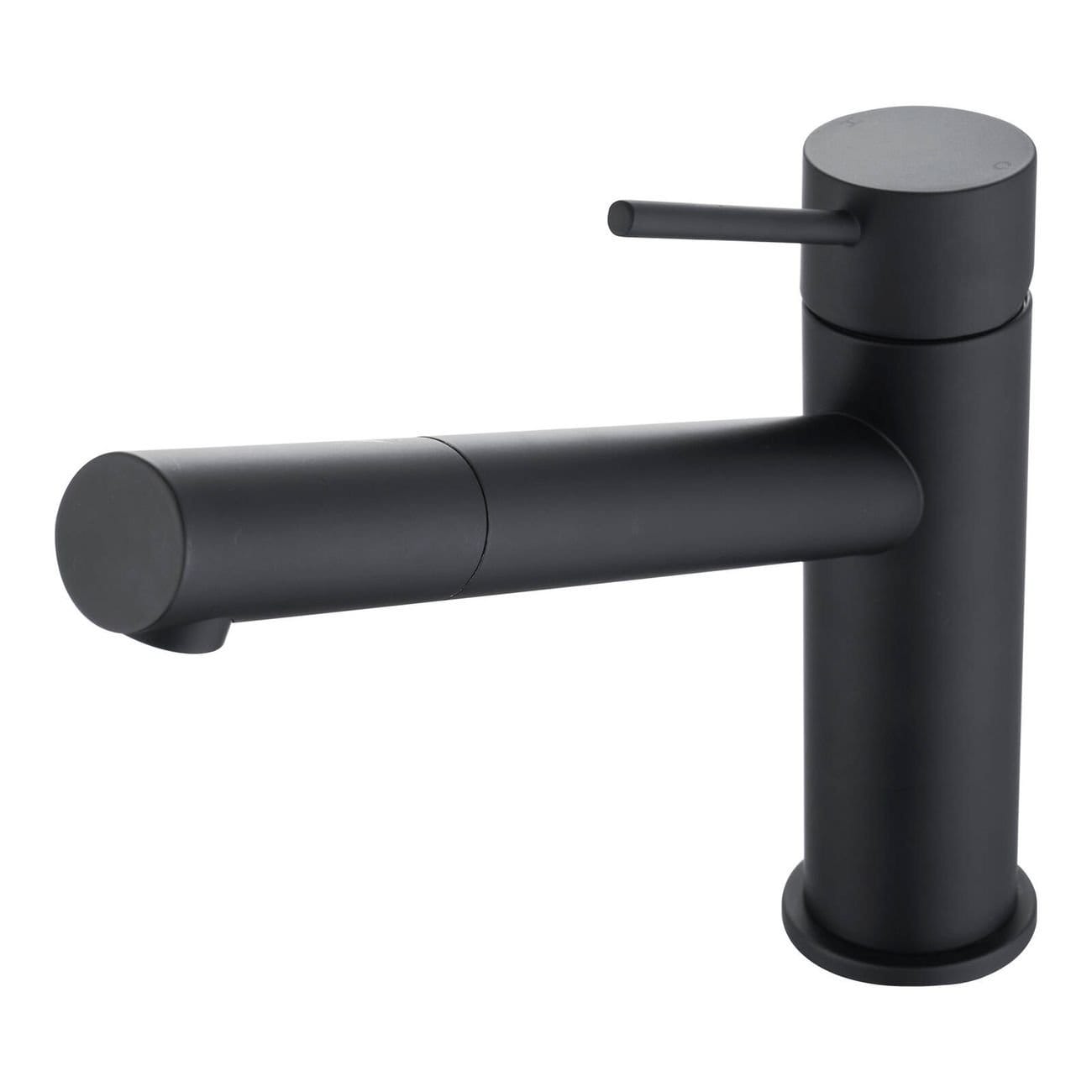 Mondella 35mm Matte Black Resonance Pin Lever Sink Mixer