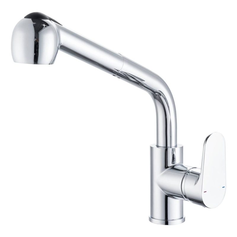 Mondella Cadenza 40mm Chrome Angled Multi-Function Sink Mixer