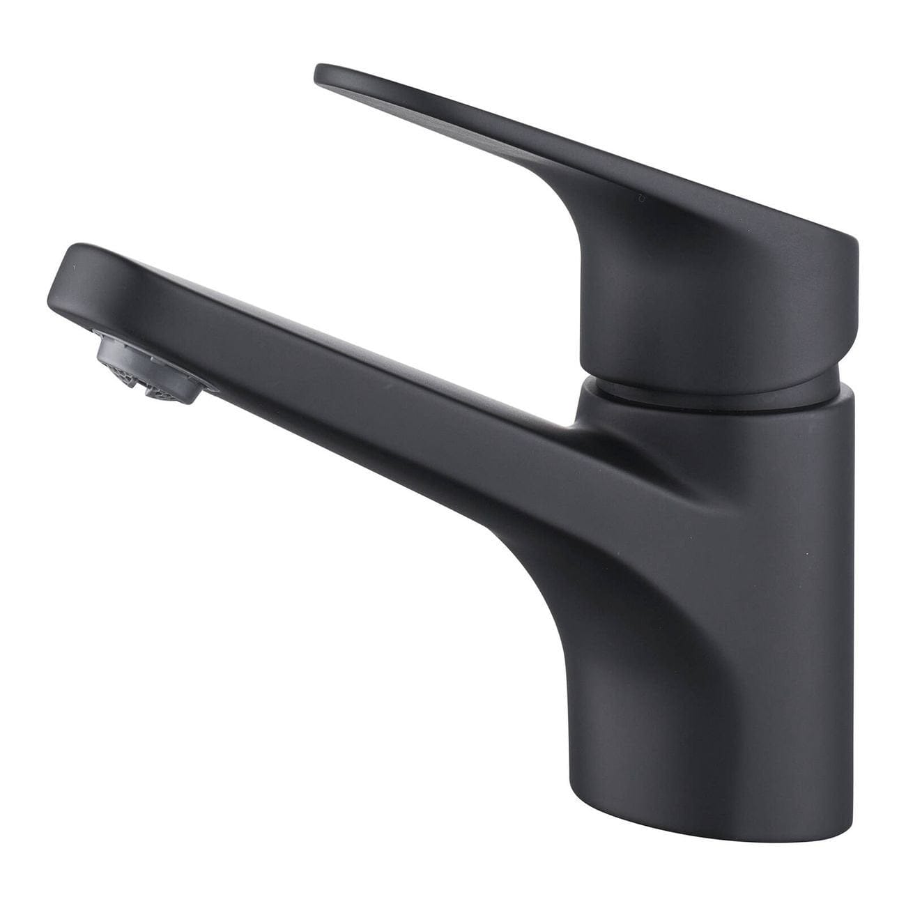 Mondella Cadenza 35mm Matte Black Lever Handle Basin Mixer
