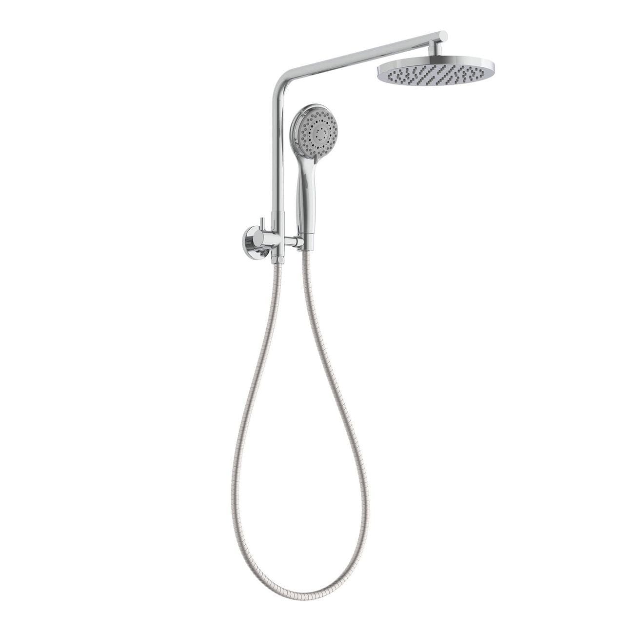 Estilo Chrome 3 Function 1/2 Twin Rail Shower Set