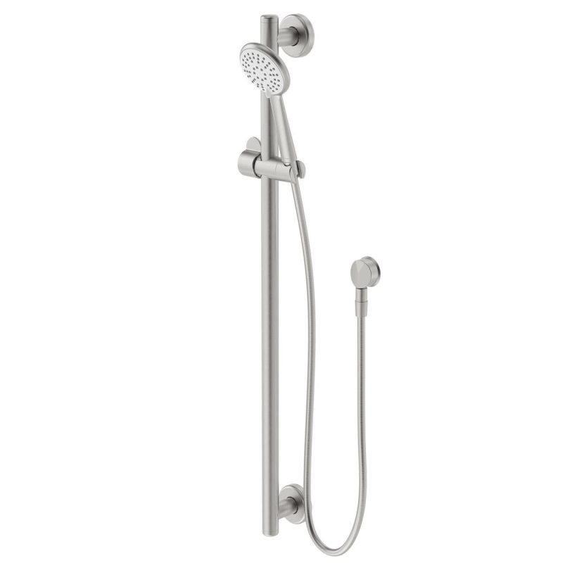 HomeCare by Caroma 900mm Brushed Nickel Rail Shower Set